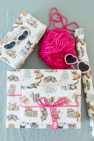 Birthday Cat Gift Wrap