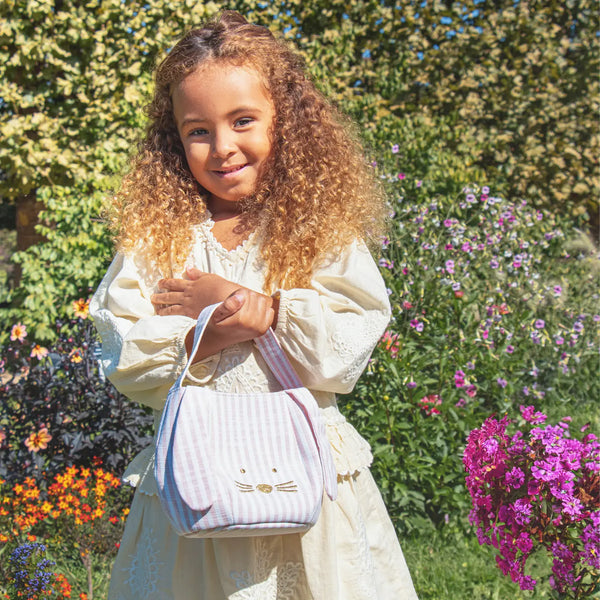 Stripy Bunny Bucket Bag - Linzis