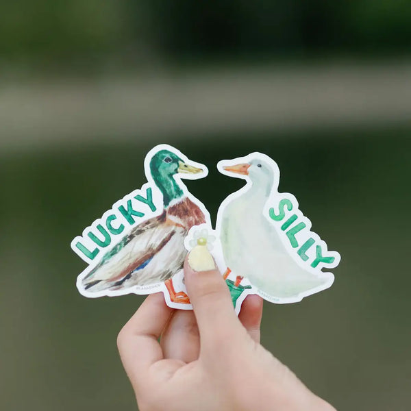 Lucky Duck Sticker