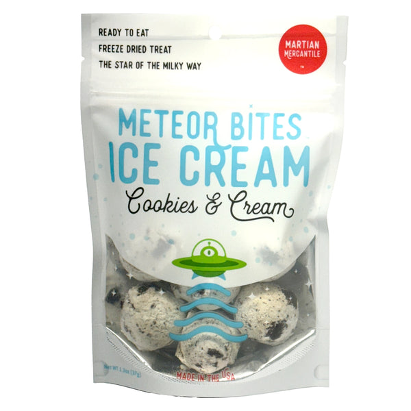 Meteor Bites Freeze Dried Ice Cream: Cookies & Cream - Linzis