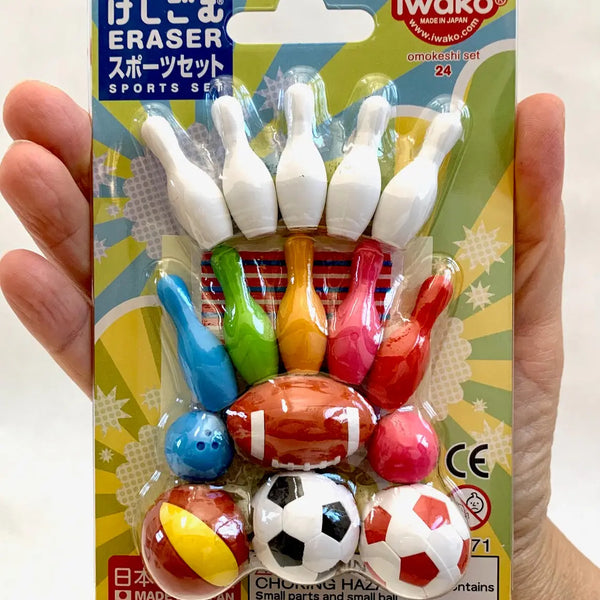 Iwako Sports Eraser Card - Linzis