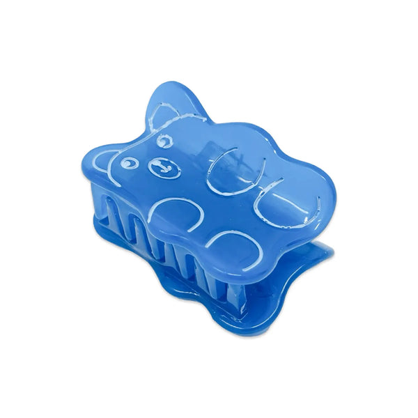 Mini Blue Gummy Bear Hair Claw Clip - Linzis