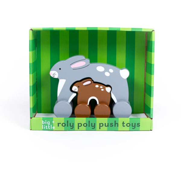 Bunny Big & Little Wooden Roller - Linzis