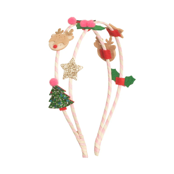 Festive Christmas Double Headband - Linzis