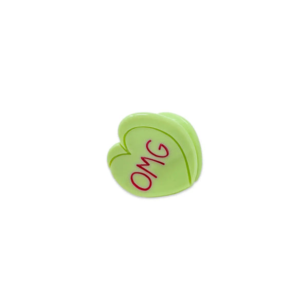 Micro Candy Hearts Hair Claw Clip Set