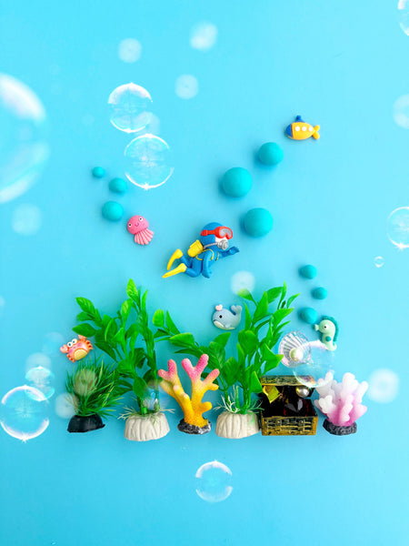 Ocean Explorer (Blue Hawaiian) Kiddough Play Kit