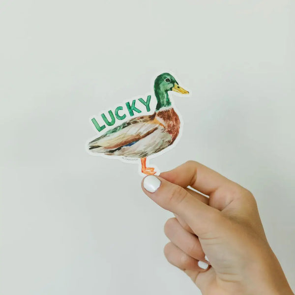 Lucky Duck Sticker