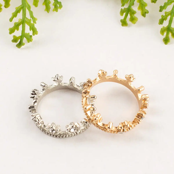 3/4" Dollhouse Miniature Royal Crowns (Pack of 2) - Linzis