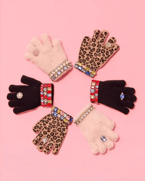 Ice Skating Jeweled Gloves - Linzis