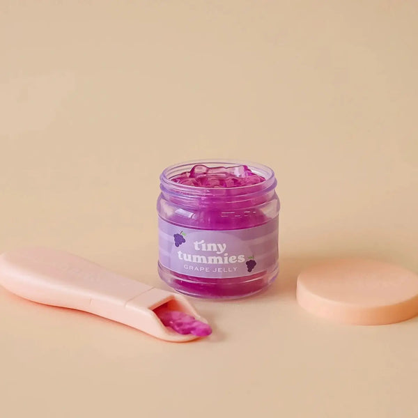 Tiny Tummies - Grape Jelly Food - Jar and Spoon - Linzis
