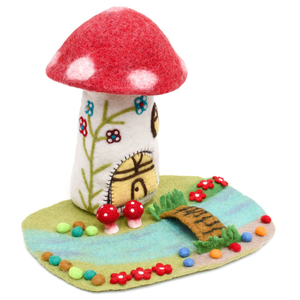 Fairy River and Bridge Play Mat Playscape - Linzis