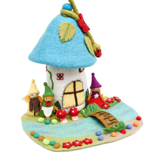 Fairy River and Bridge Play Mat Playscape - Linzis
