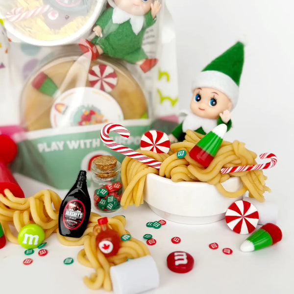 Elf Breakfast (Maple Syrup) Kiddough Play Kit - Linzis