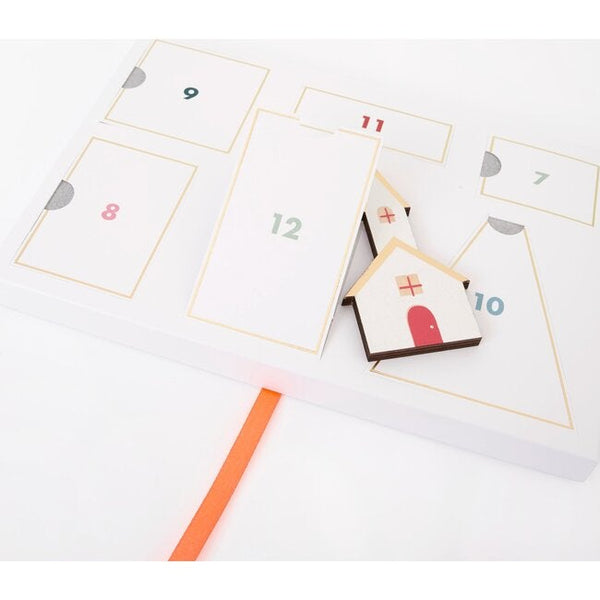 Festive Village Wooden Advent Calendar - Linzis