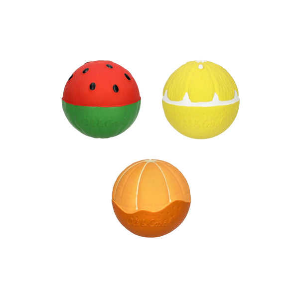 OLI&CAROL Fruit Salad Baby Sensory Balls - Linzis