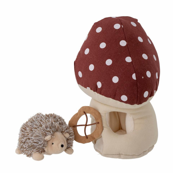 Gaston Soft toy, Red, Linen - Linzis