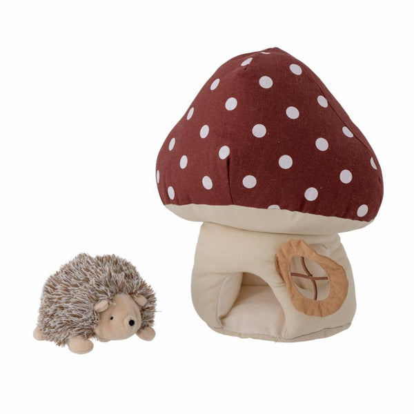 Gaston Soft toy, Red, Linen - Linzis