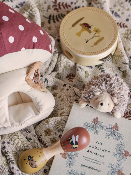 Gaston Soft toy, Red, Linen - Linzis