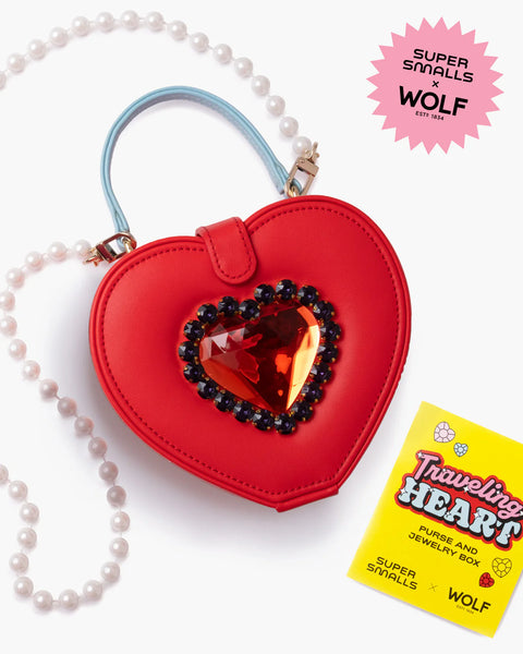 Traveling Heart Purse and Jewelry Box - Linzis