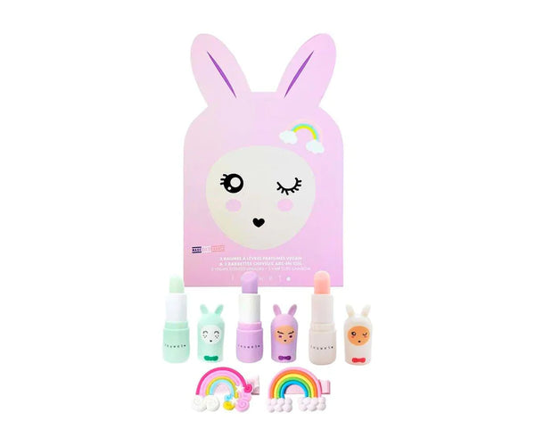 Lip Balm and Hair Clips Duo - Linzis