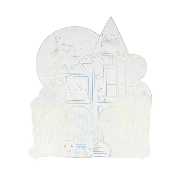 Shaped Halloween Colouring Placemats - Linzis