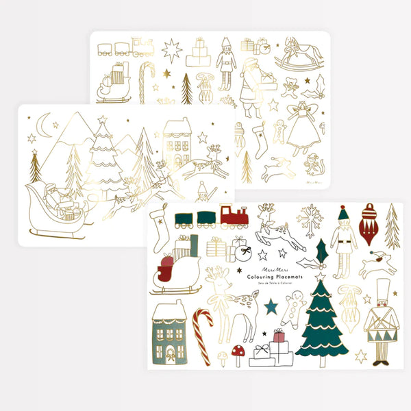 Christmas Colouring Placemats - Linzis
