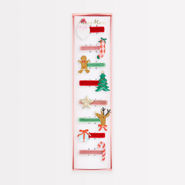 Jolly Christmas Hair Clips - Linzis