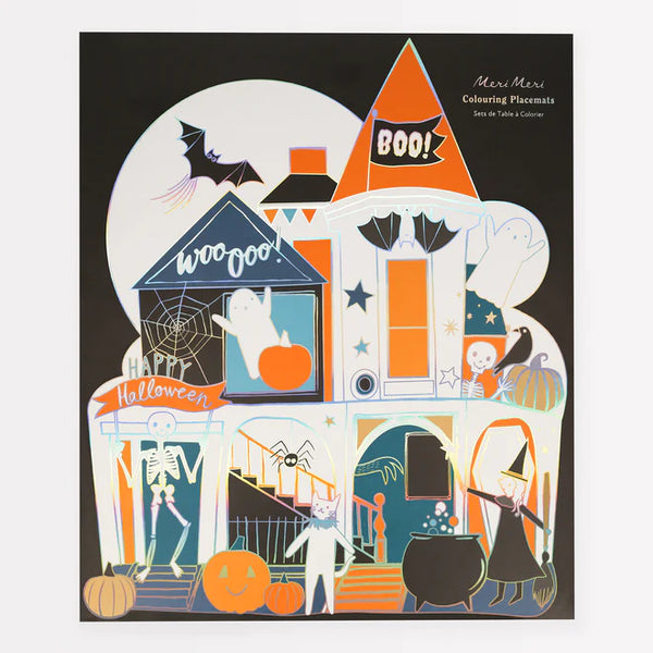 Shaped Halloween Colouring Placemats - Linzis