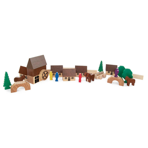 Village with Mill - Linzis