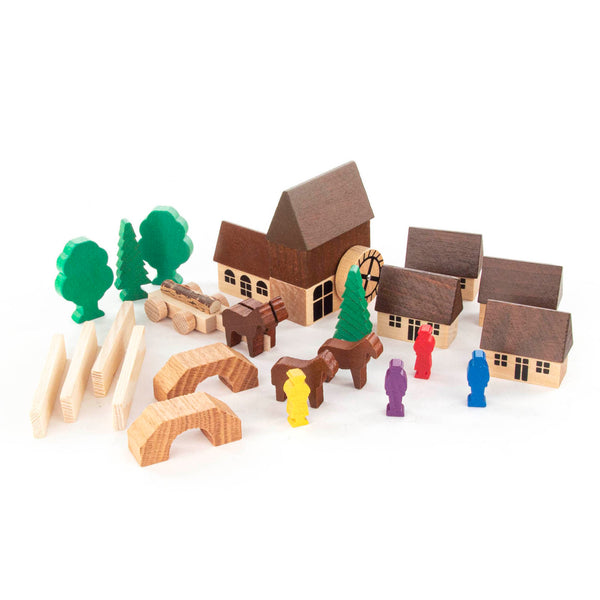 Village with Mill - Linzis