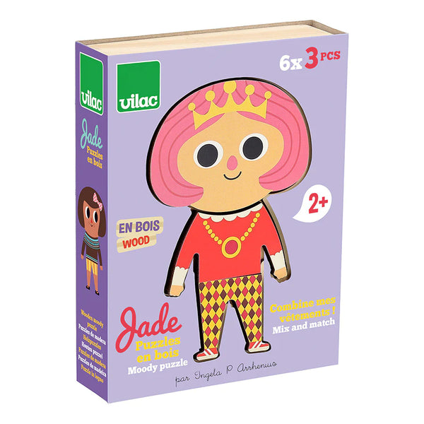 Jade - moody wooden puzzle - Ingela P.Arrhenius - Linzis