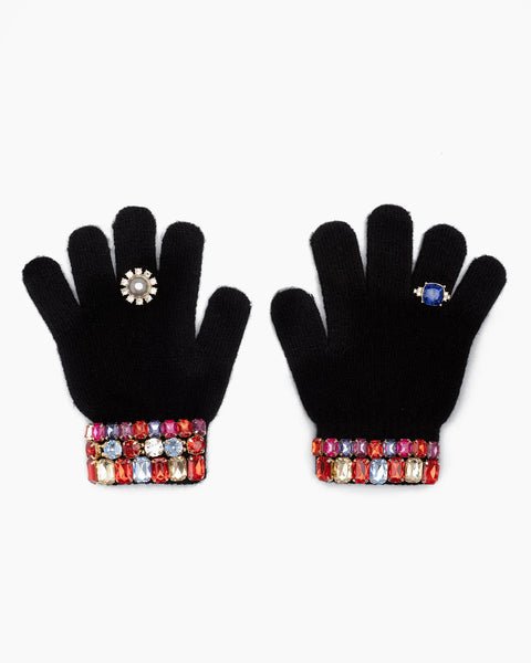 Ice Skating Jeweled Gloves - Linzis