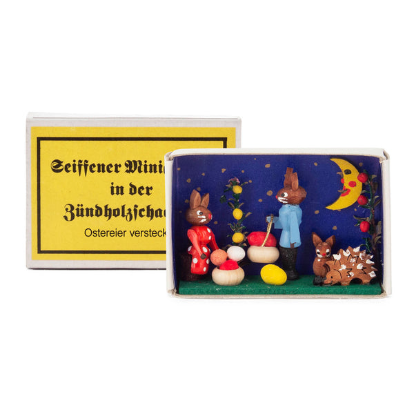 Wooden Matchbox Hiding Easter eggs - Linzis