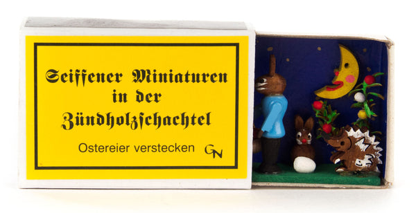 Wooden Matchbox Hiding Easter eggs - Linzis