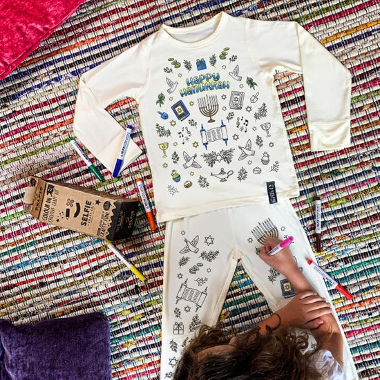 Hanukkah Colour In Pyjamas - Linzis
