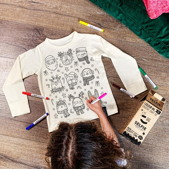 Happy Holiday Kids Colour In Top - Linzis