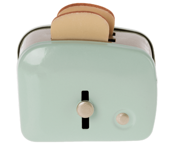 Miniature Toaster & Bread - Mint - Linzis