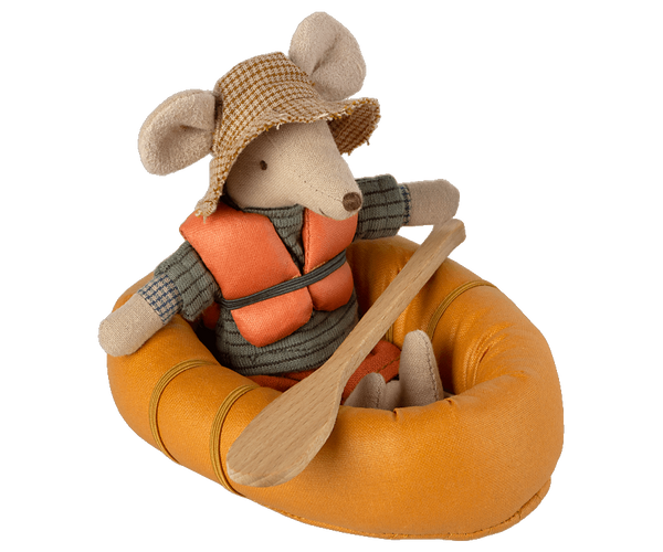 Rubber Boat, Mouse - Dusty yellow - Linzis