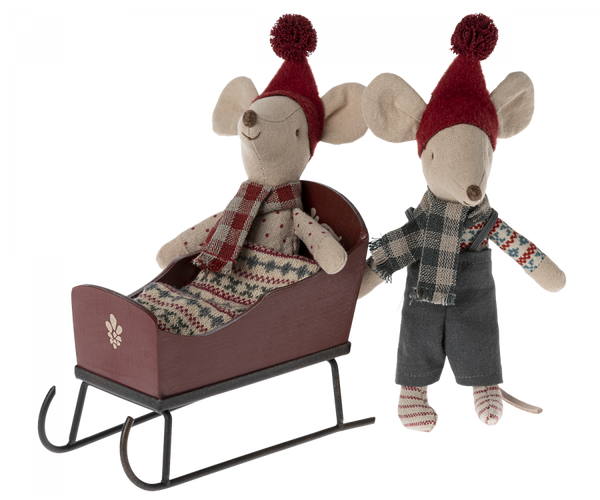 Sleigh, Mouse - Red - Linzis