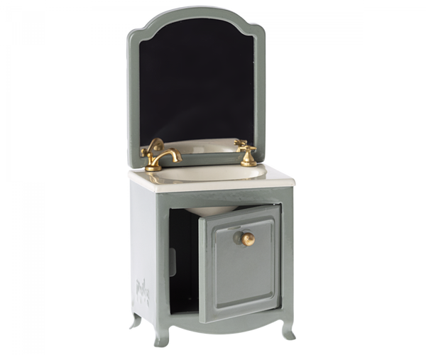 Sink w/ Mirror, Mouse - Dark Mint - Linzis
