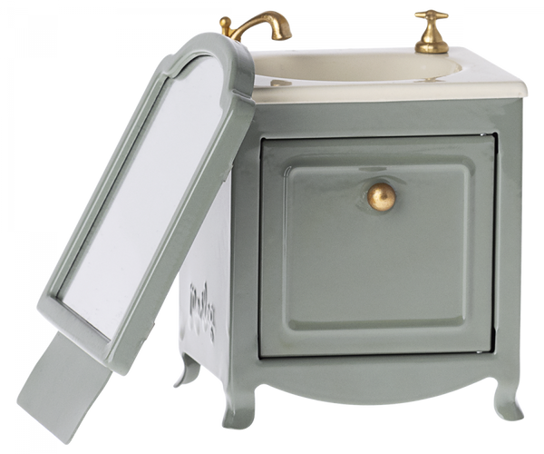 Sink w/ Mirror, Mouse - Dark Mint - Linzis