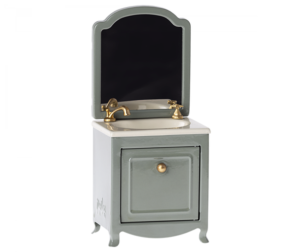 Sink w/ Mirror, Mouse - Dark Mint - Linzis