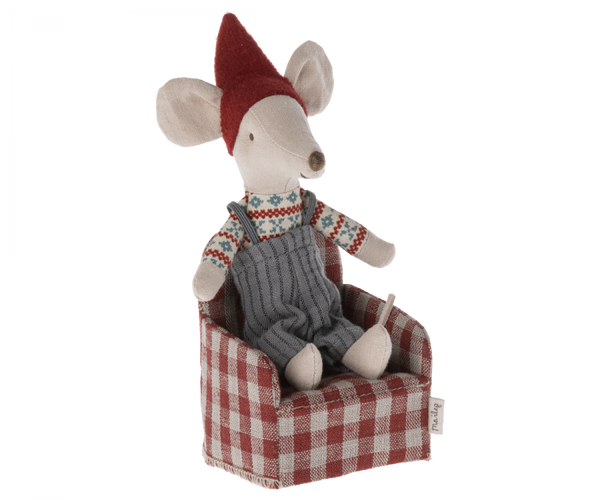 Chair, Mouse - Red - Linzis