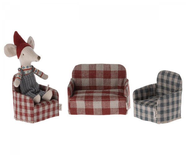 Chair, Mouse - Red - Linzis
