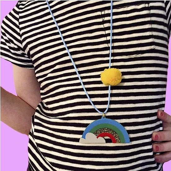 Rainbows Are Awesome Necklace - Linzis