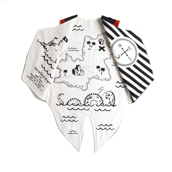 Pirate Vest with Removable Parrot - Linzis