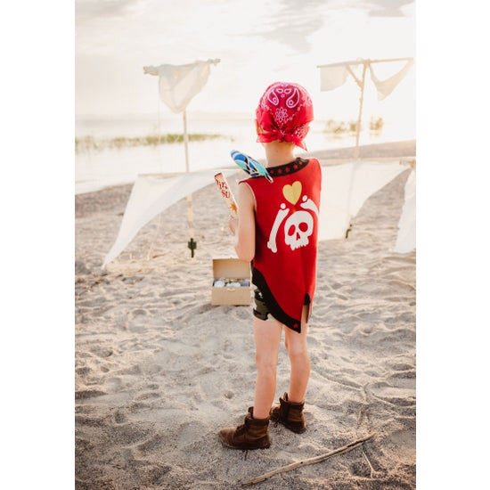 Pirate Vest with Removable Parrot - Linzis
