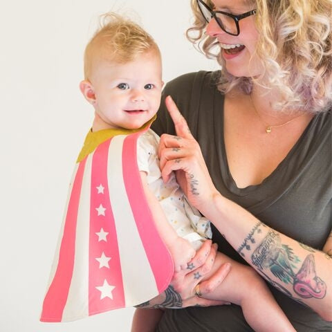 Pink Baby Hero Cape - Linzis