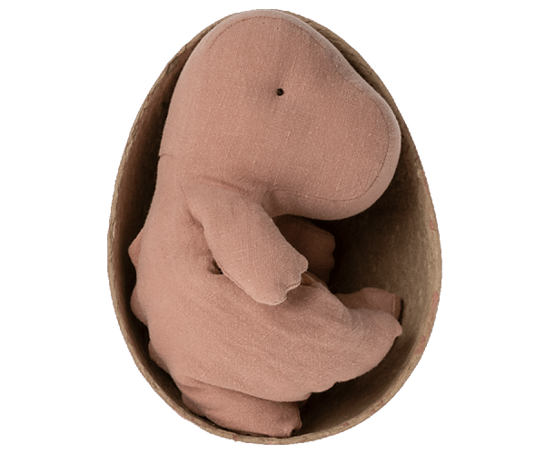 Gantosaurus in egg, Small - Old rose - Linzis