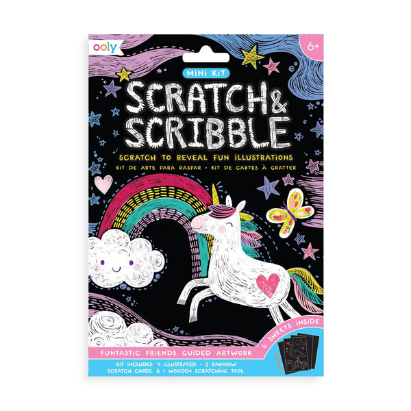 Mini Scratch & Scribble Art Kit: Funtastic Friends - Linzis